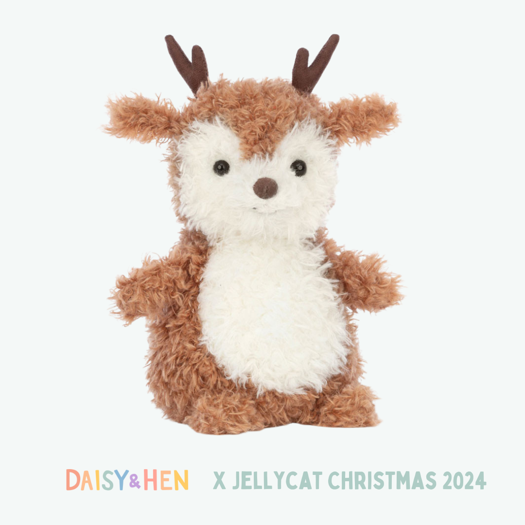 Jellycat Little Reindeer Daisy and Hen