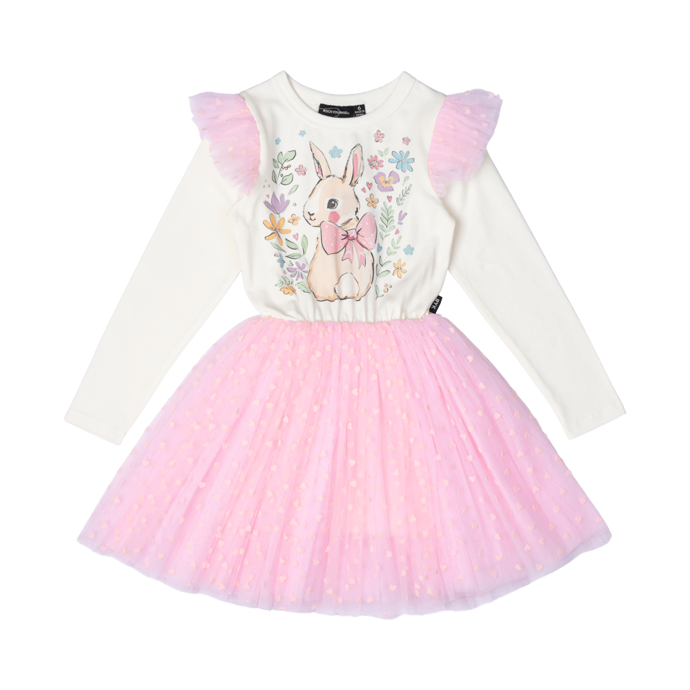 NEW! Rock Your hot Baby Bunny Baby Dress Sz: 6-12