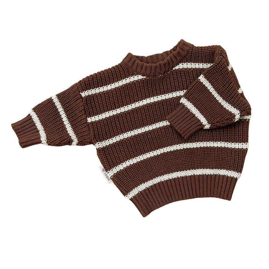 Ziggy Lou - Jumper | Chocolate Stripe