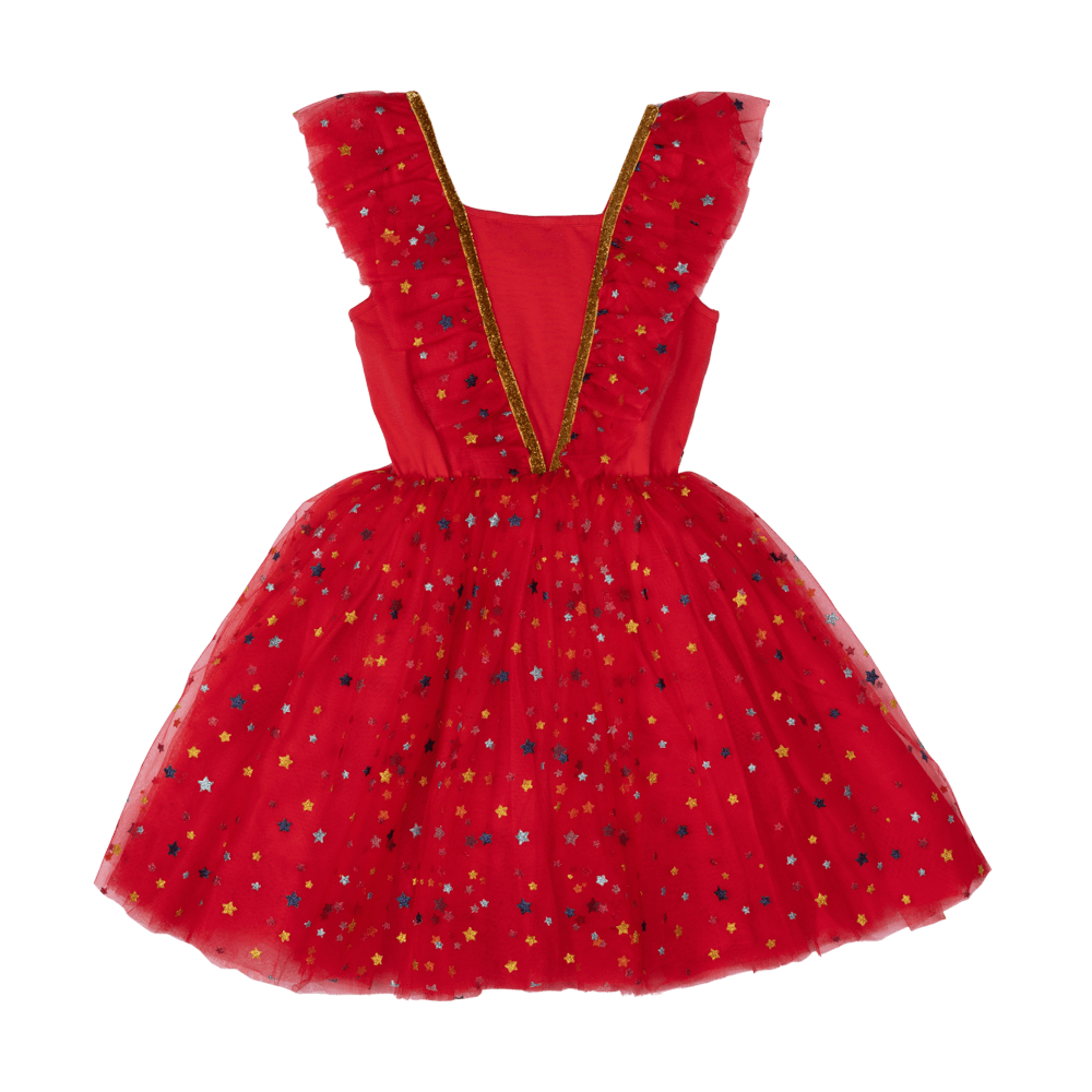 Rock Your Baby Christmas Angel Dress Red Daisy and Hen