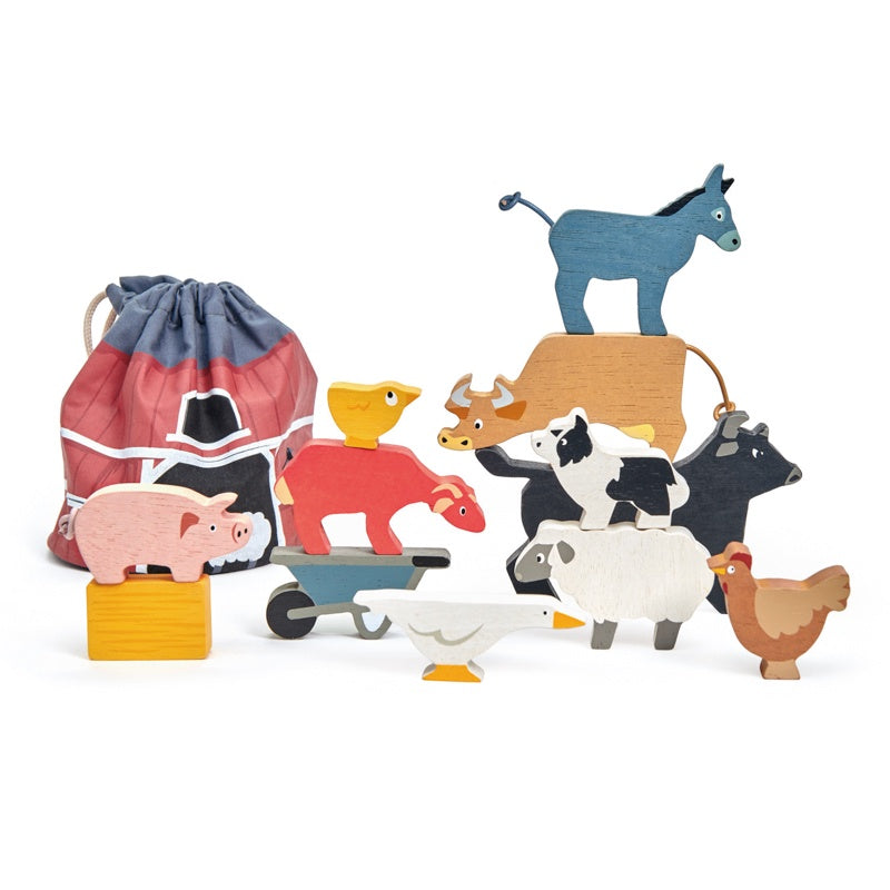 Farmyard Animal Stacking Set Daisy and Hen