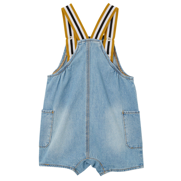 Milky Light Wash Denim Overall - Light Wash Denim