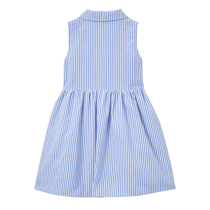 Milky Yacht Stripe Dress - Blue Stripe