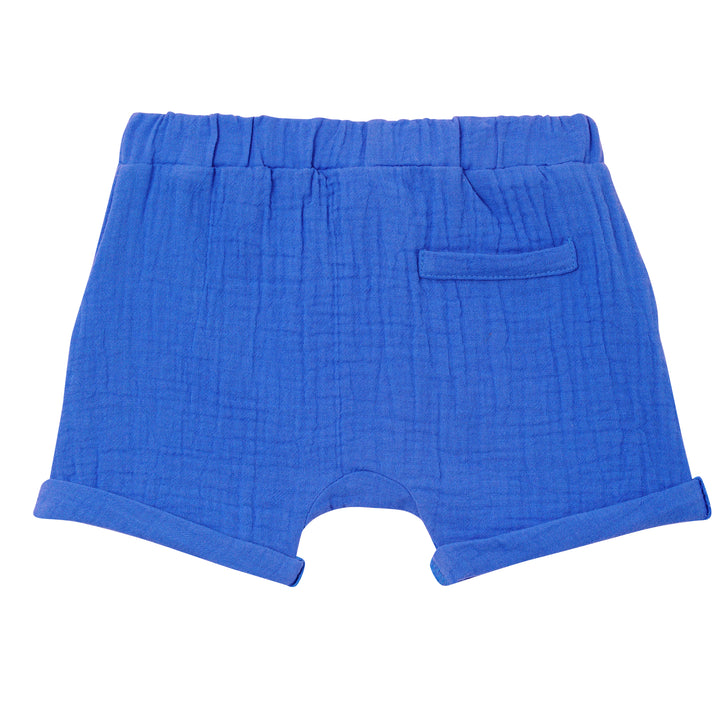 Milky Blue Summer Baby Short - Regatta