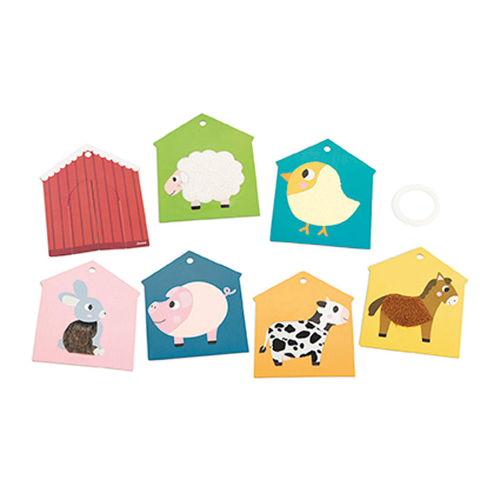 Janod - Tactile Cards - Farm