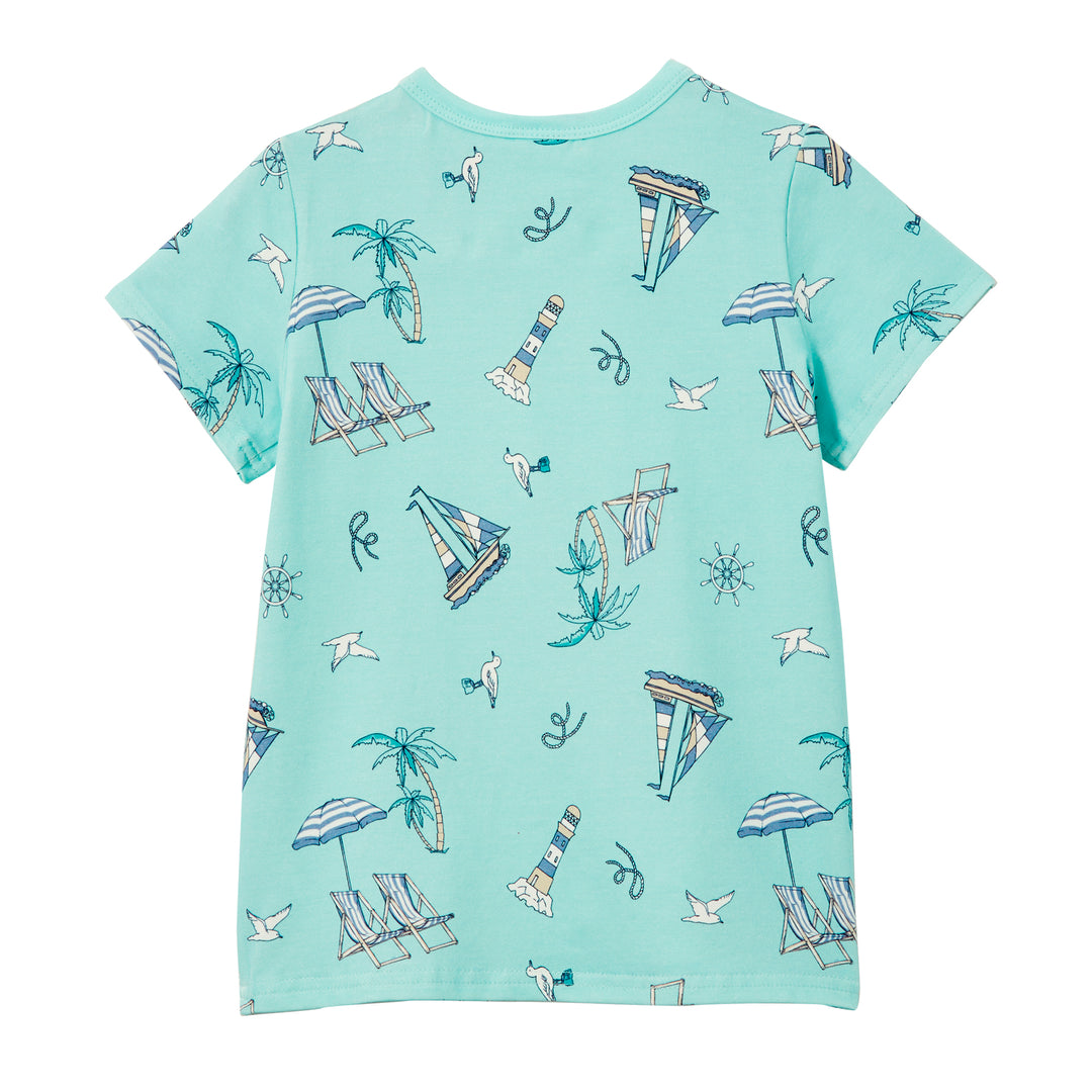 Milky Resort Tee - Cool Green