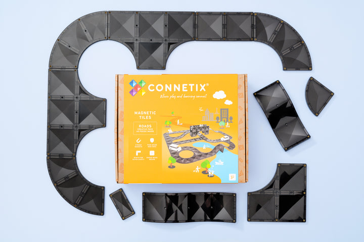 Connetix Tiles - 48 Piece Creative Roads Pack