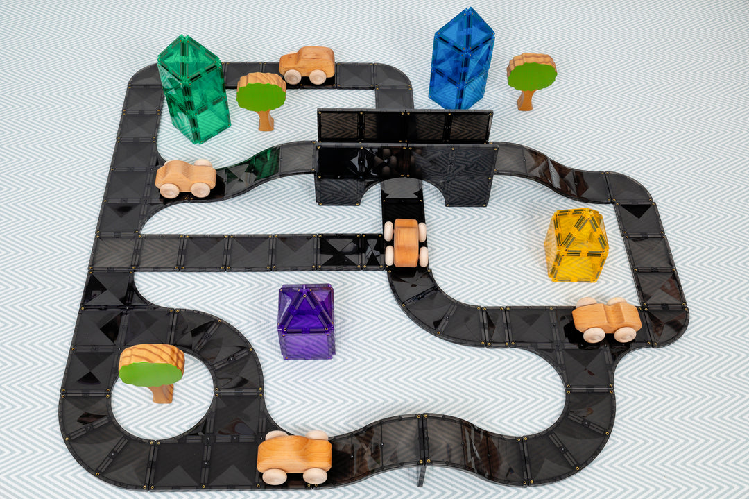 Connetix Tiles - 48 Piece Creative Roads Pack