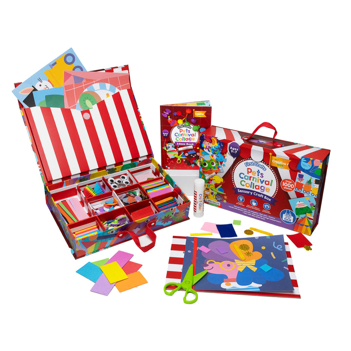 Pets Carnival Collage Sensory Craft Box