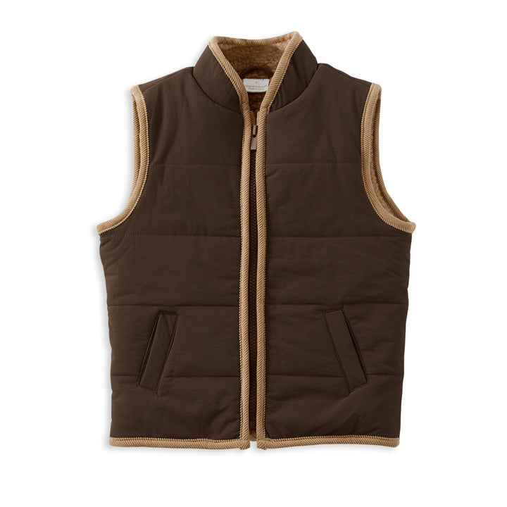 Milky Chocolate Sherpa Vest