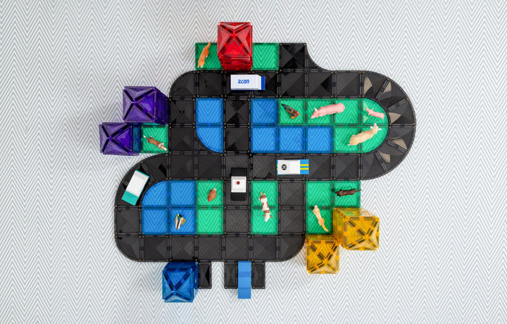 Connetix Tiles - 48 Piece Creative Roads Pack