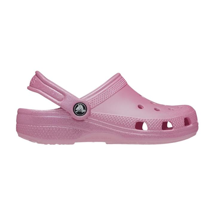 Crocs Classic Glitter Clog - Pink Tweed Glitter