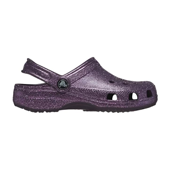 Crocs Classic Space Glitter Clog - Dark Iris