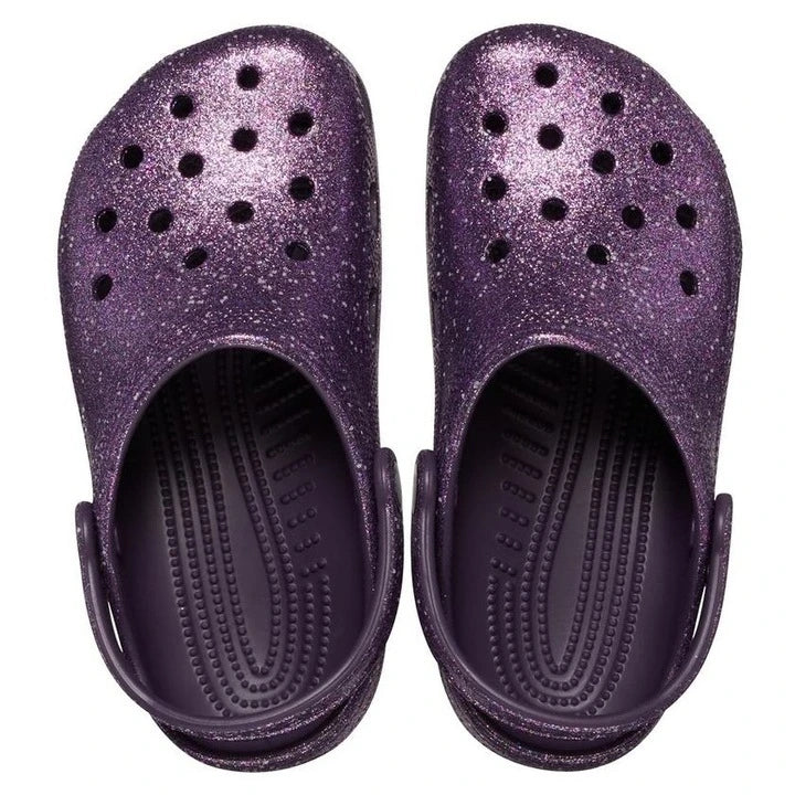 Crocs Classic Space Glitter Clog - Dark Iris