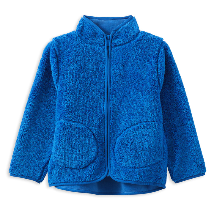 Milky Blue Sherpa Jacket