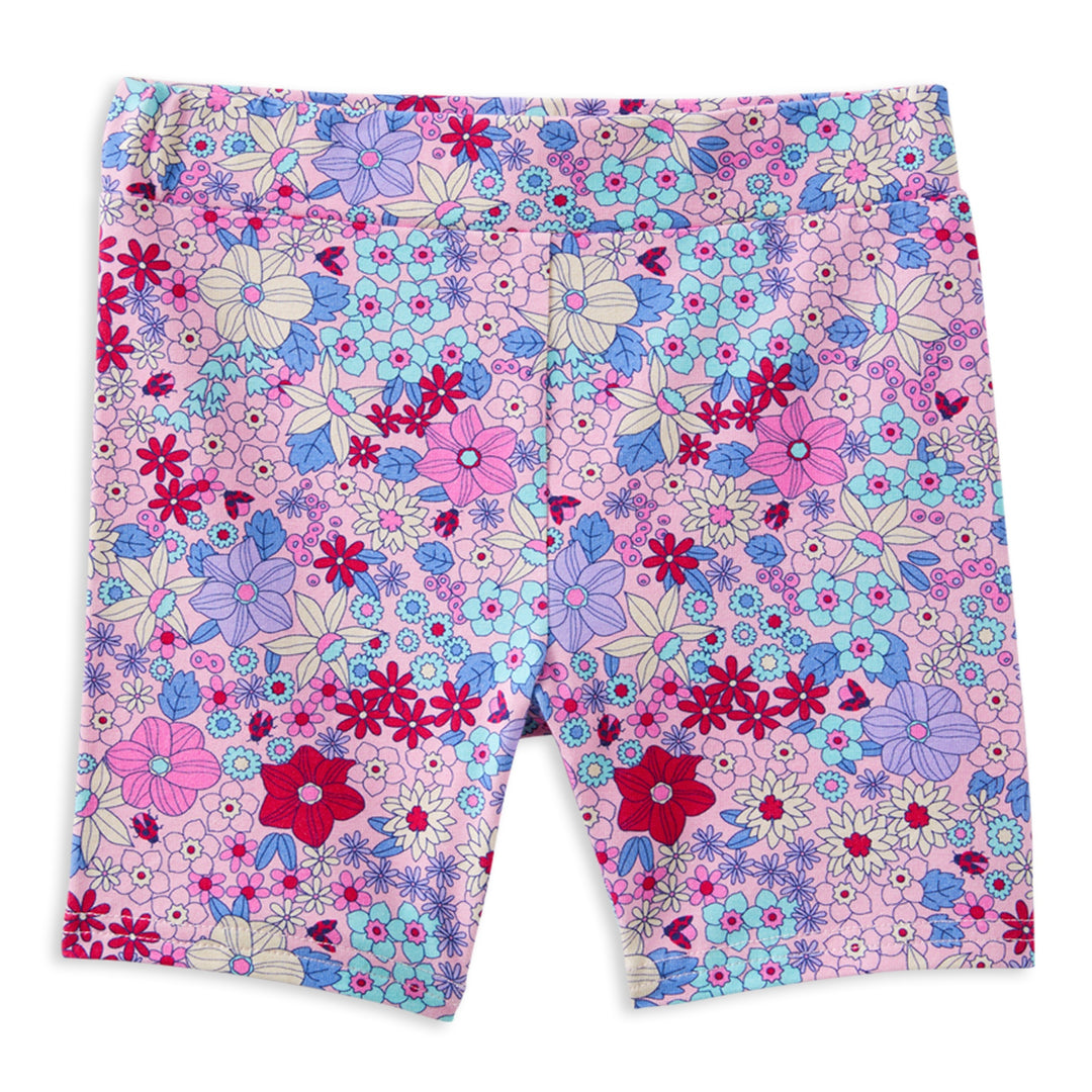 Milky Lilac Bloom Bike Shorts