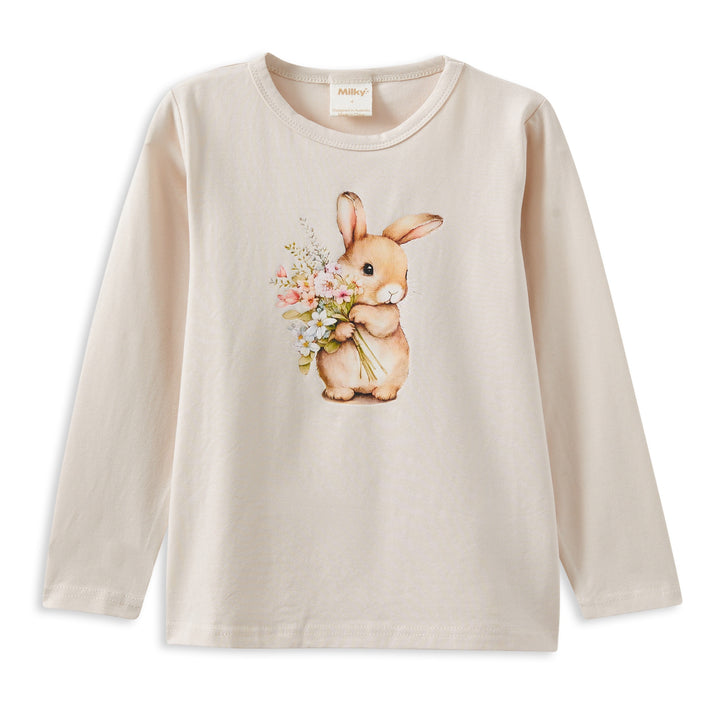 Milky Bunny Bouquet Tee