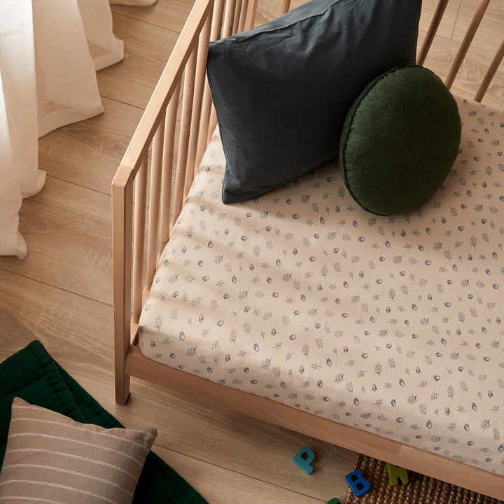 Wilson and Frenchy Organic Cot Sheet - Falling Oak