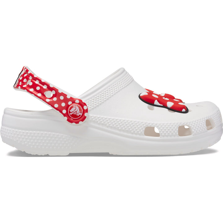 Crocs Disney Minnie Mouse Classic Clog - White/Red