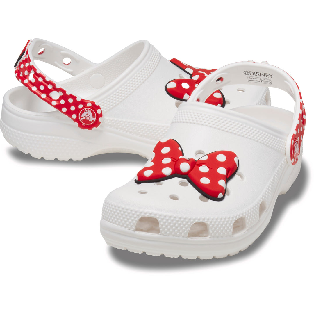 Crocs Disney Minnie Mouse Classic Clog - White/Red