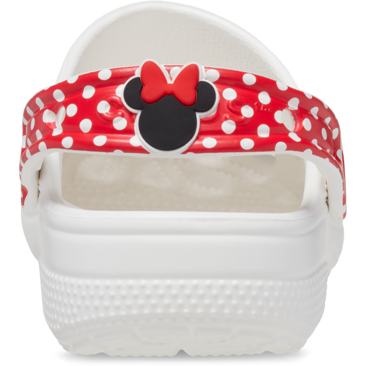 Crocs Disney Minnie Mouse Classic Clog - White/Red