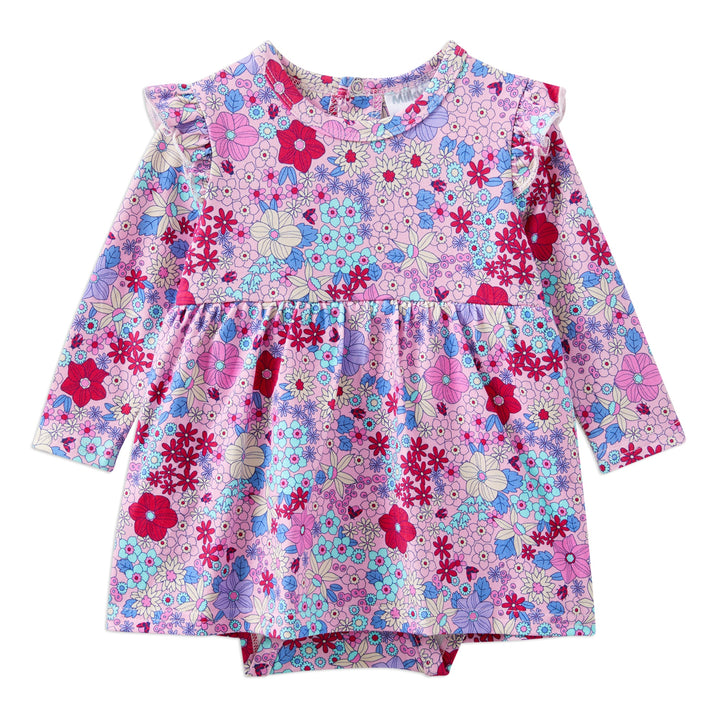 Milky Lilac Bloom Baby Dress