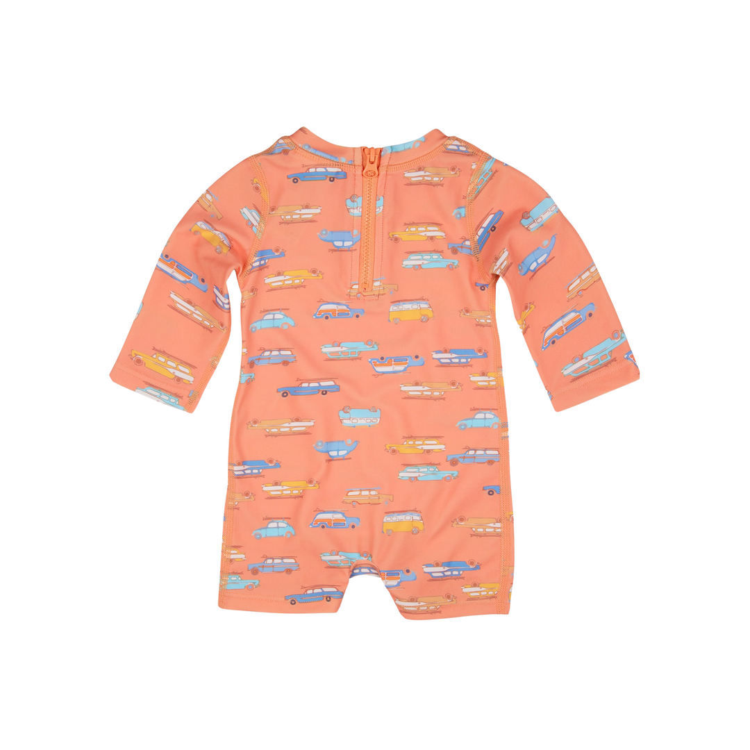 Toshi Swim Long Sleeve Onesie - Surfs Up