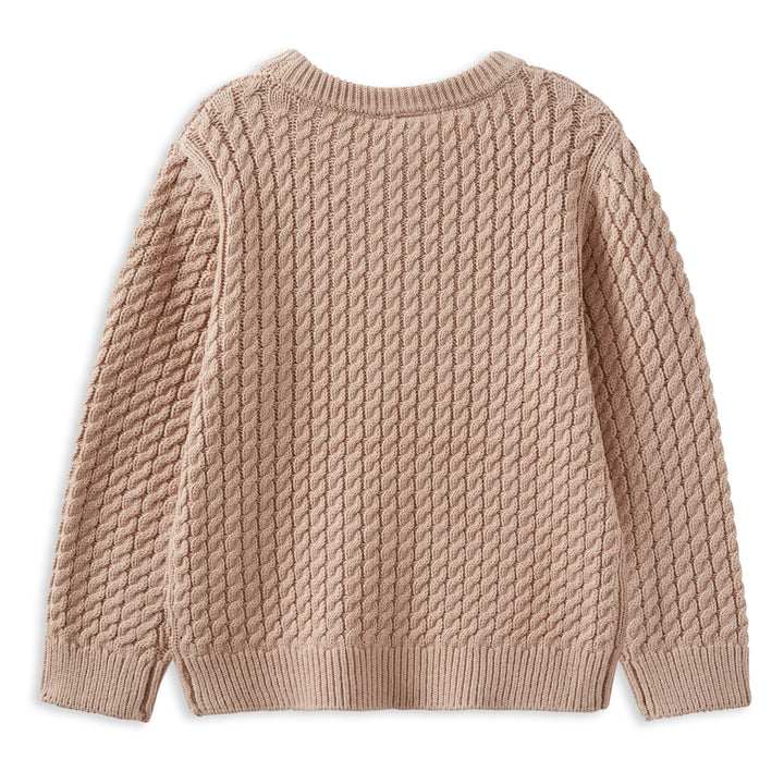 Milky Mocha Cable Knit Jumper