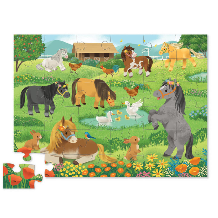 Classic Floor Puzzle 36 Piece - Pretty Ponies