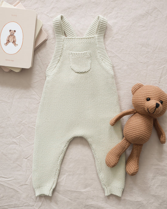 Quincy Mae Knit Overall - Mint