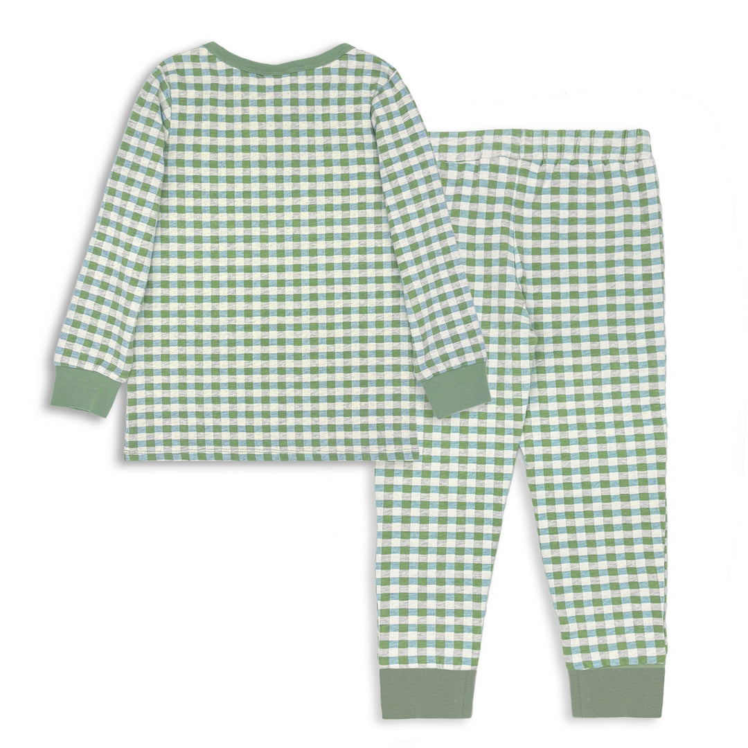 Milky Gingham Henley PJs