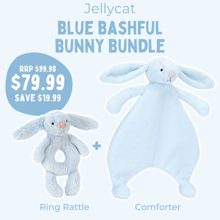 Jellycat Baby Bundle - Bashful Blue Bunny