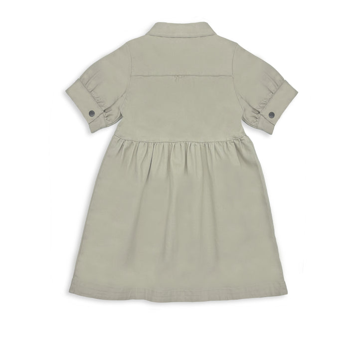 Milky Ecru Puff Sleeve Dress