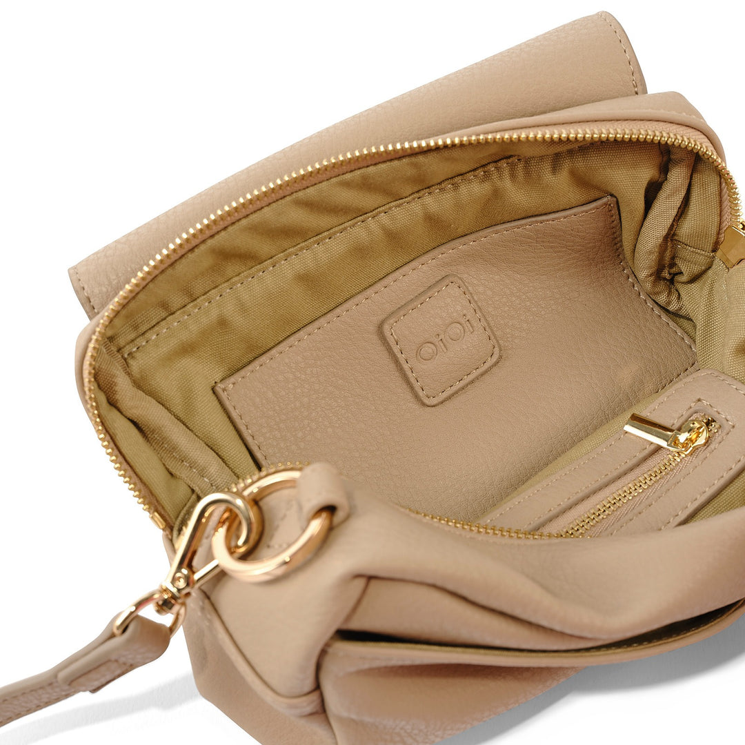 OiOi Playground Cross-Body Bag - Oat Dimple