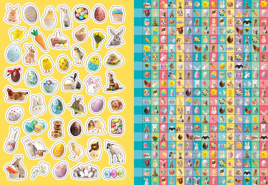 1000 Stickers and Colour - Easter