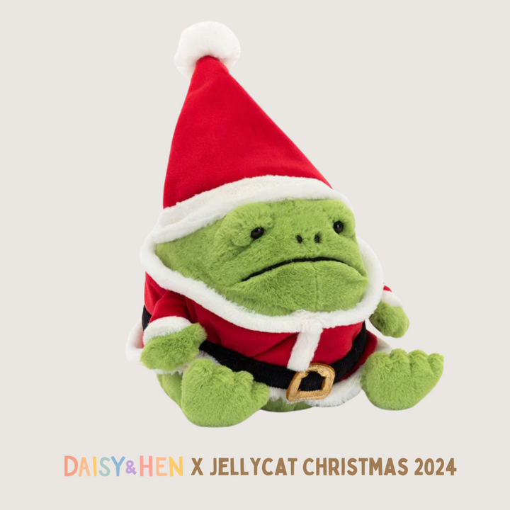 Jellycat Santa Ricky Rain Frog