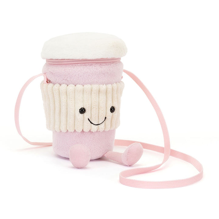 Jellycat Amuseable Bag - Coffee-To-Go Pink