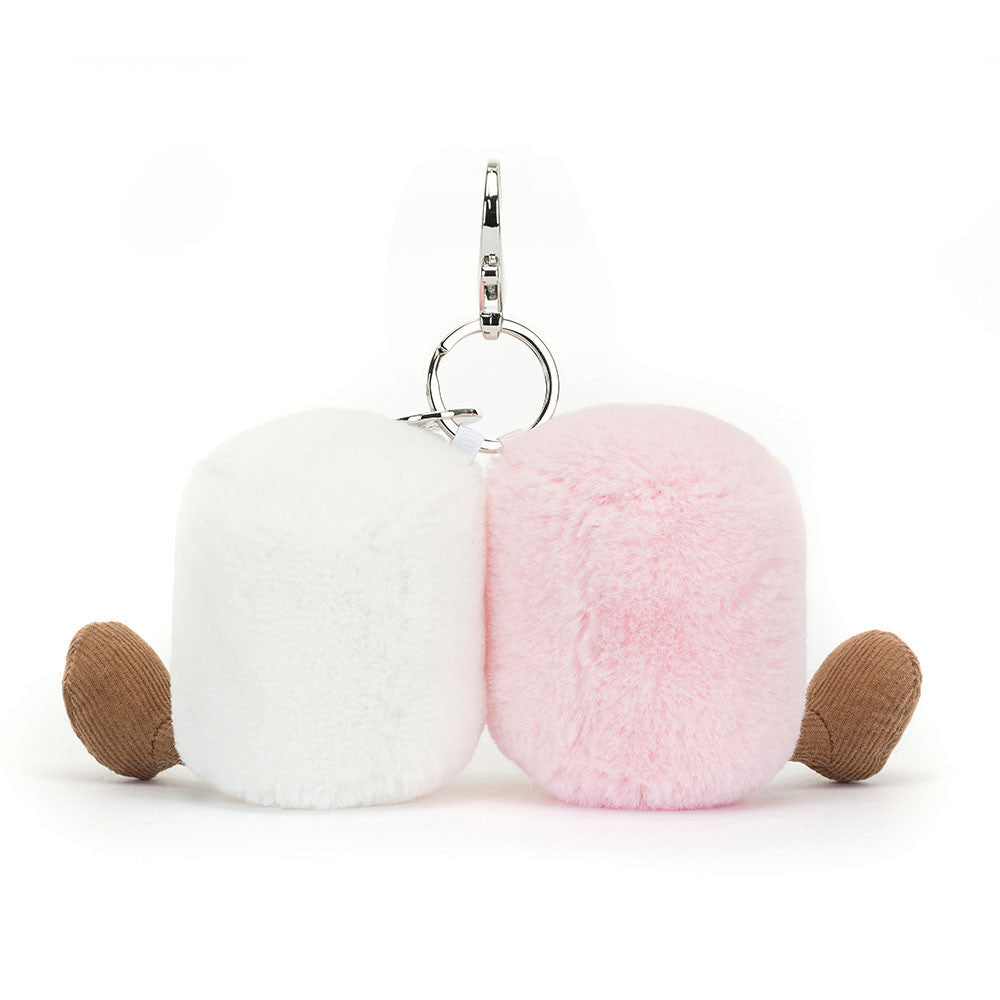 Jellycat Amuseable Bag Charm - Pair of Marshmallows