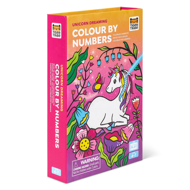 Colour by Numbers - Unicorn Dreaming