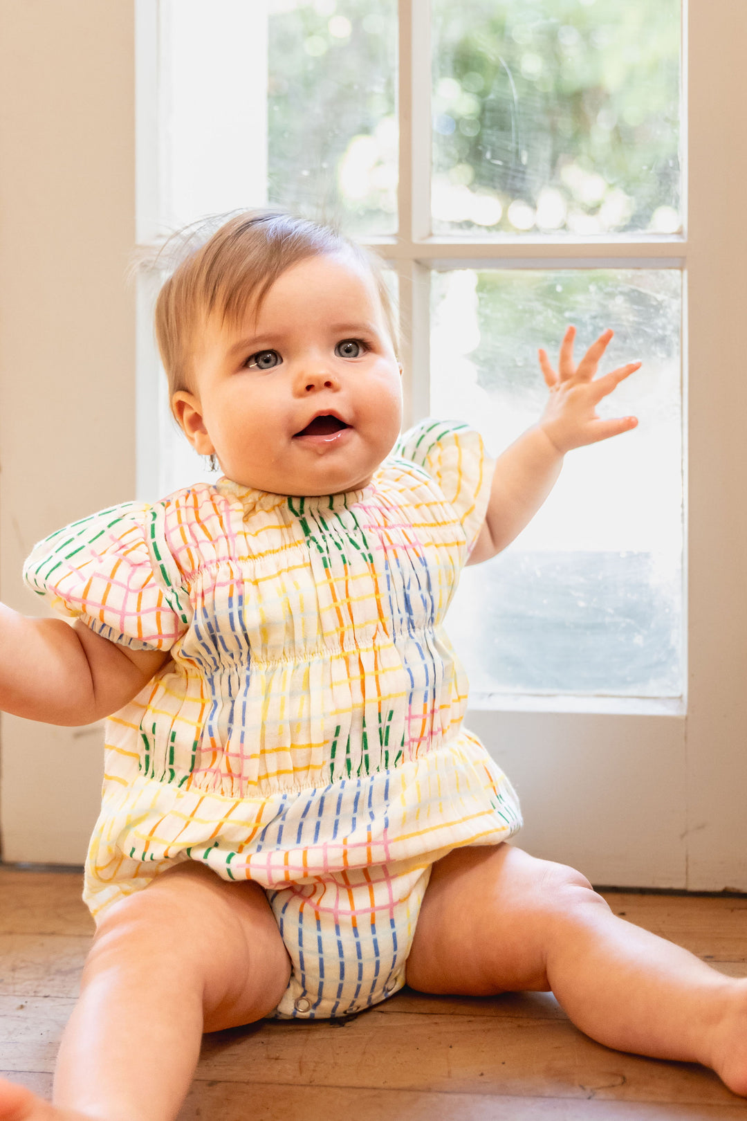 Alex and Ant Saskia Playsuit - Crazy Gingham