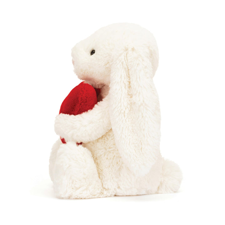 Jellycat Bashful Bunny Medium - Red Love Heart