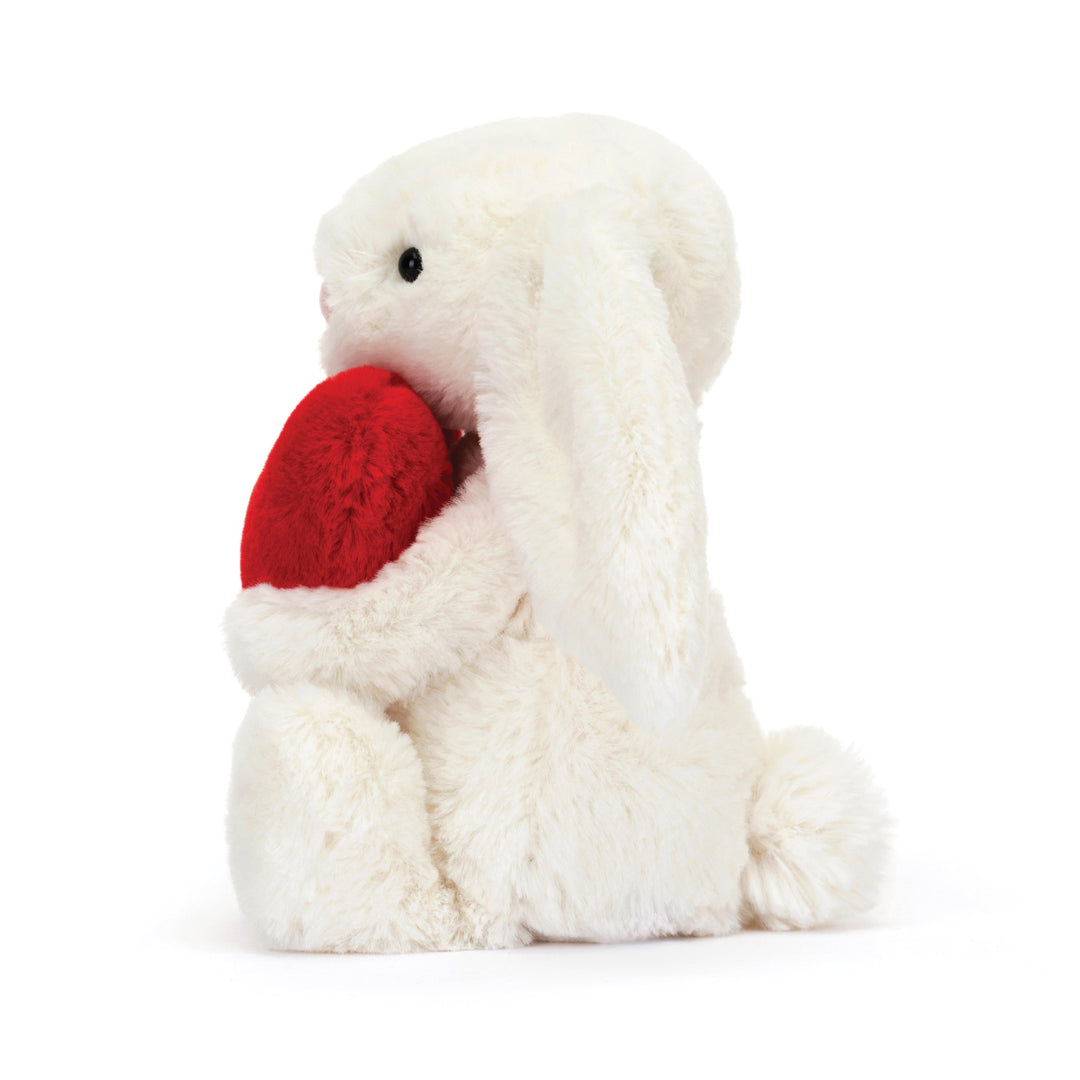 Jellycat Bashful Bunny Little - Red Love Heart