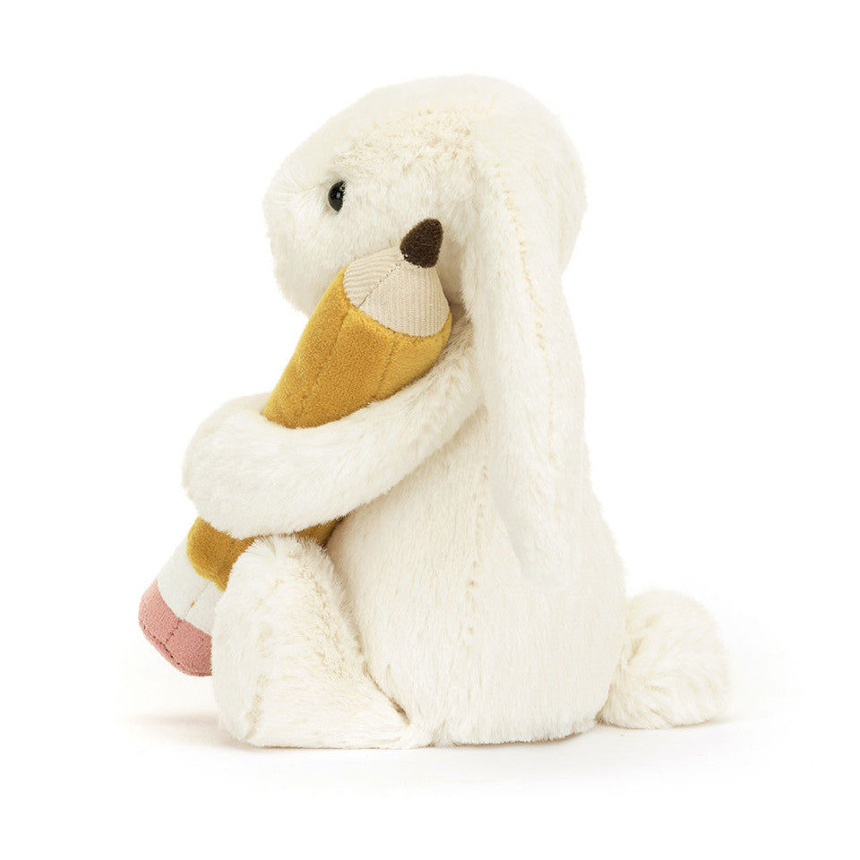 Jellycat Bashful Bunny with  Pencil