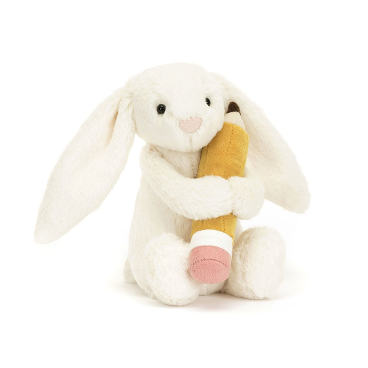 Jellycat Bashful Bunny with  Pencil