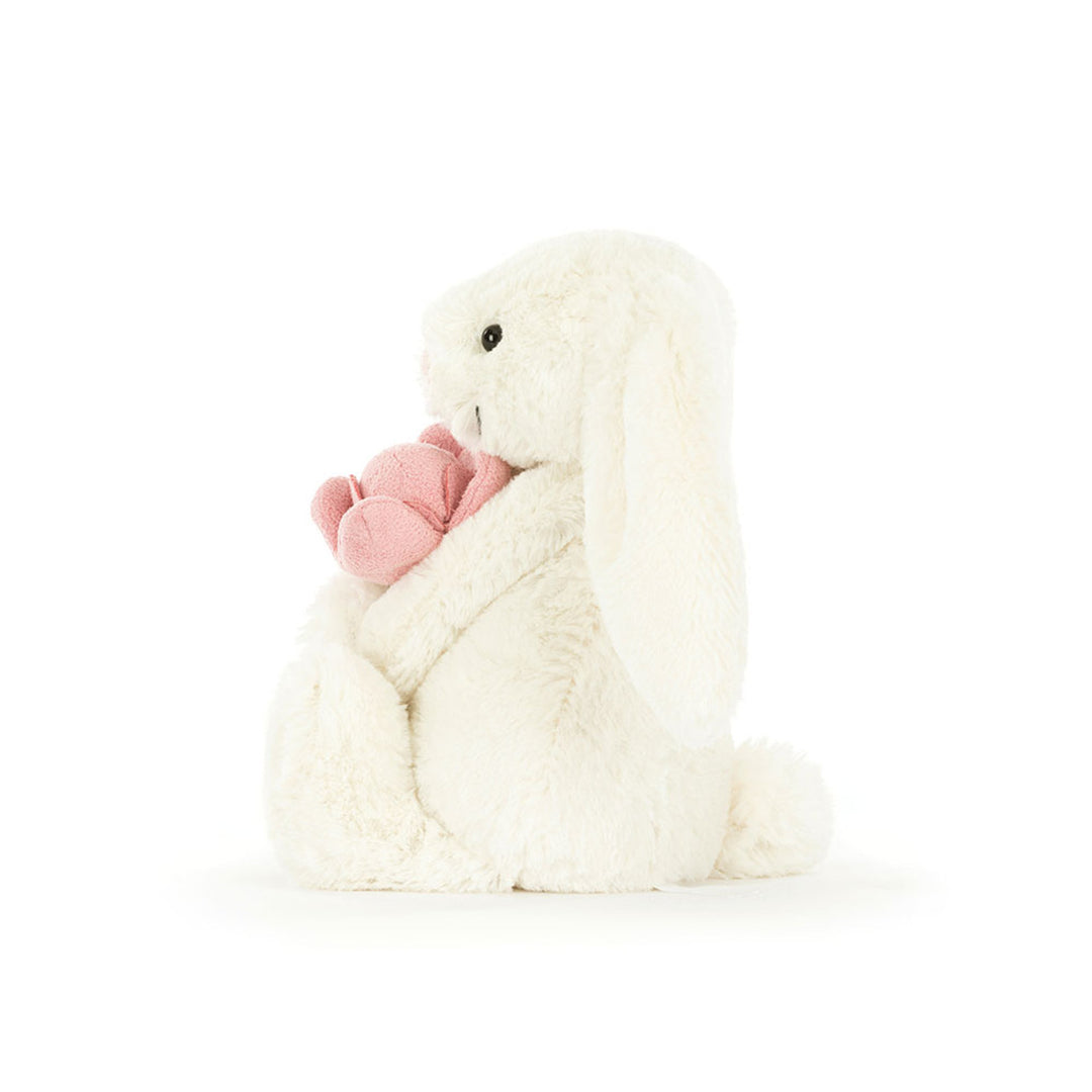 Jellycat Bashful Bunny With Peony Small