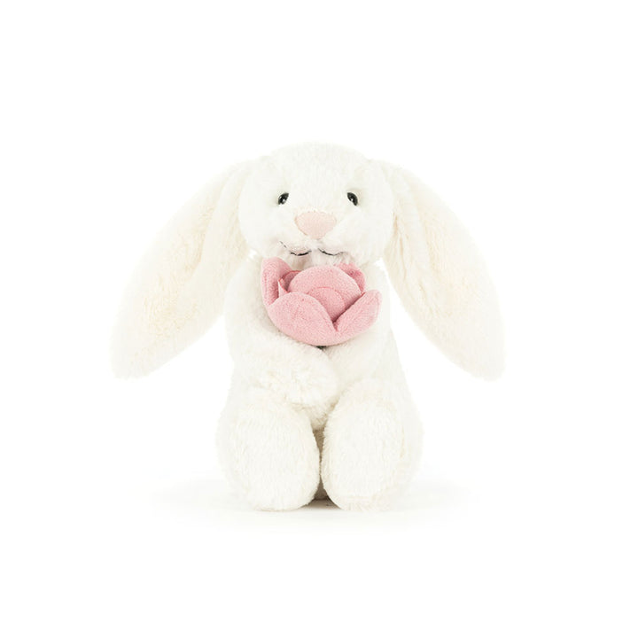 Jellycat Bashful Bunny With Peony Small