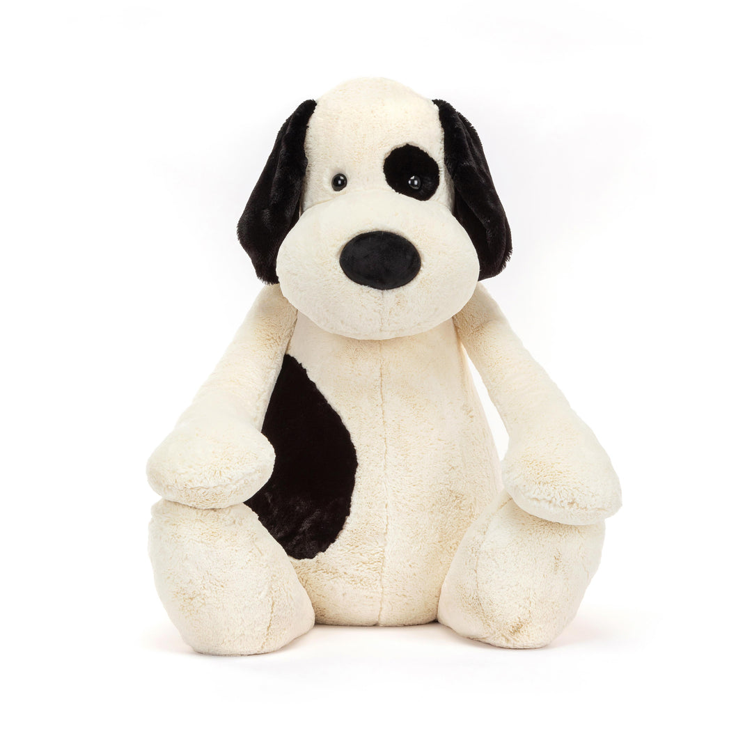 Jellycat Bashful Black & Cream Puppy - Gigantic