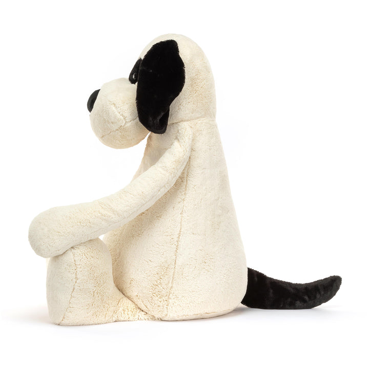 Jellycat Bashful Black & Cream Puppy - Gigantic