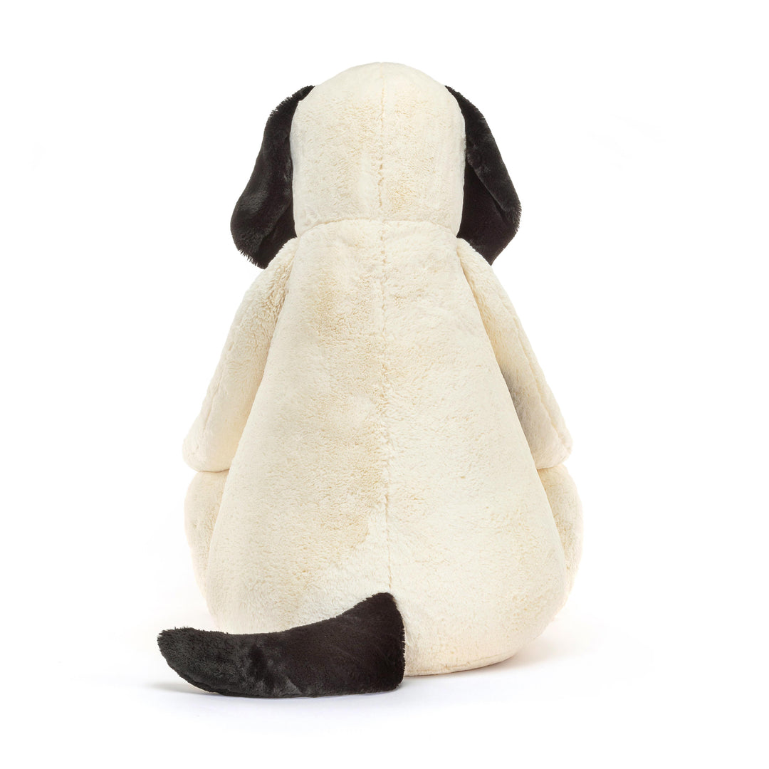 Jellycat Bashful Black & Cream Puppy - Gigantic