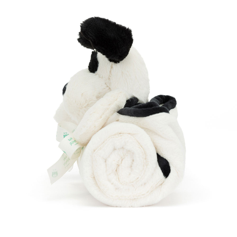 Jellycat Bashful Blankie - Black & Cream Puppy